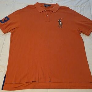 Polo by Ralph Lauren Men's Vibrant Orange Polo Shirt